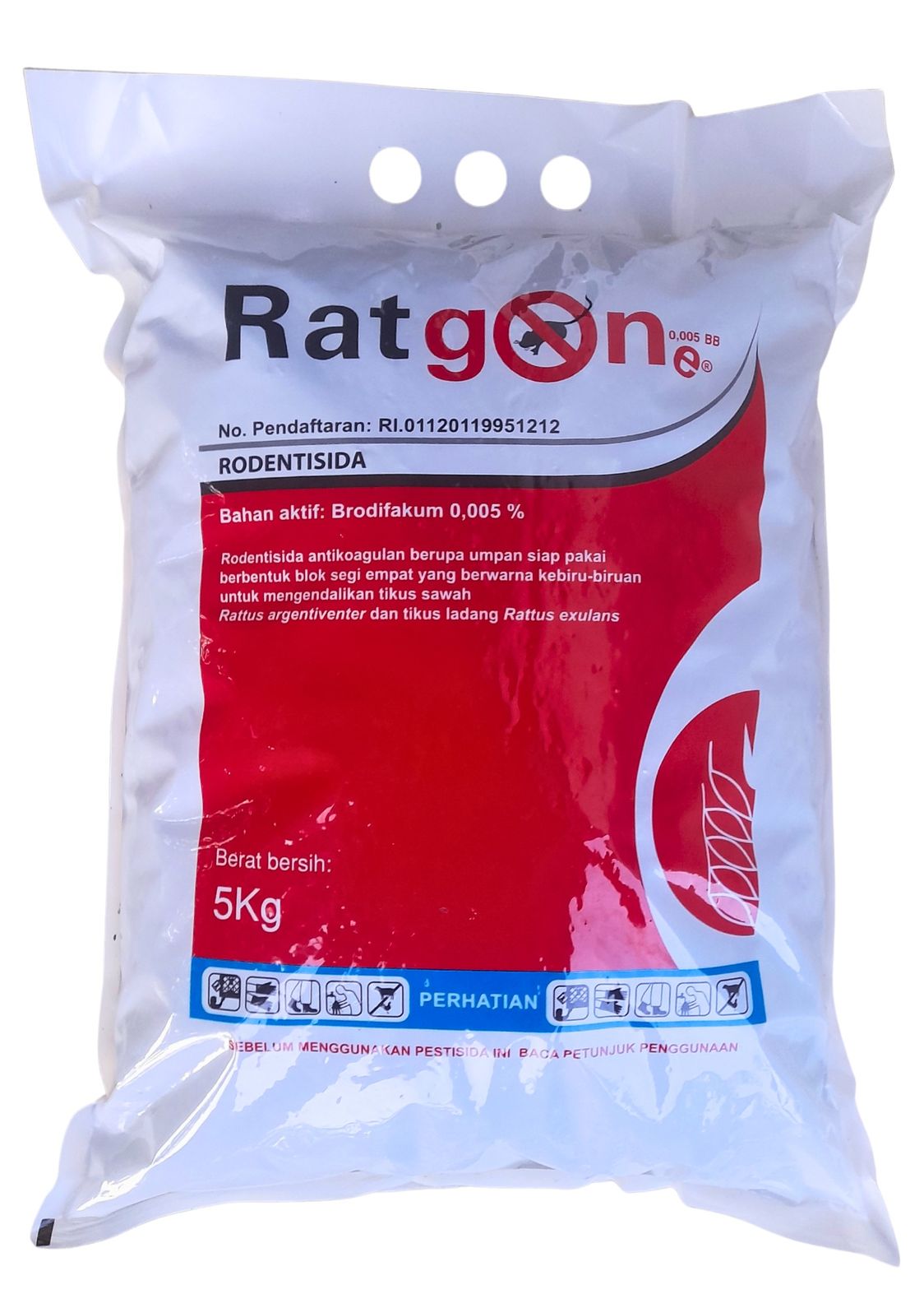 RATGONE 0,005 BB ( Block Bait )